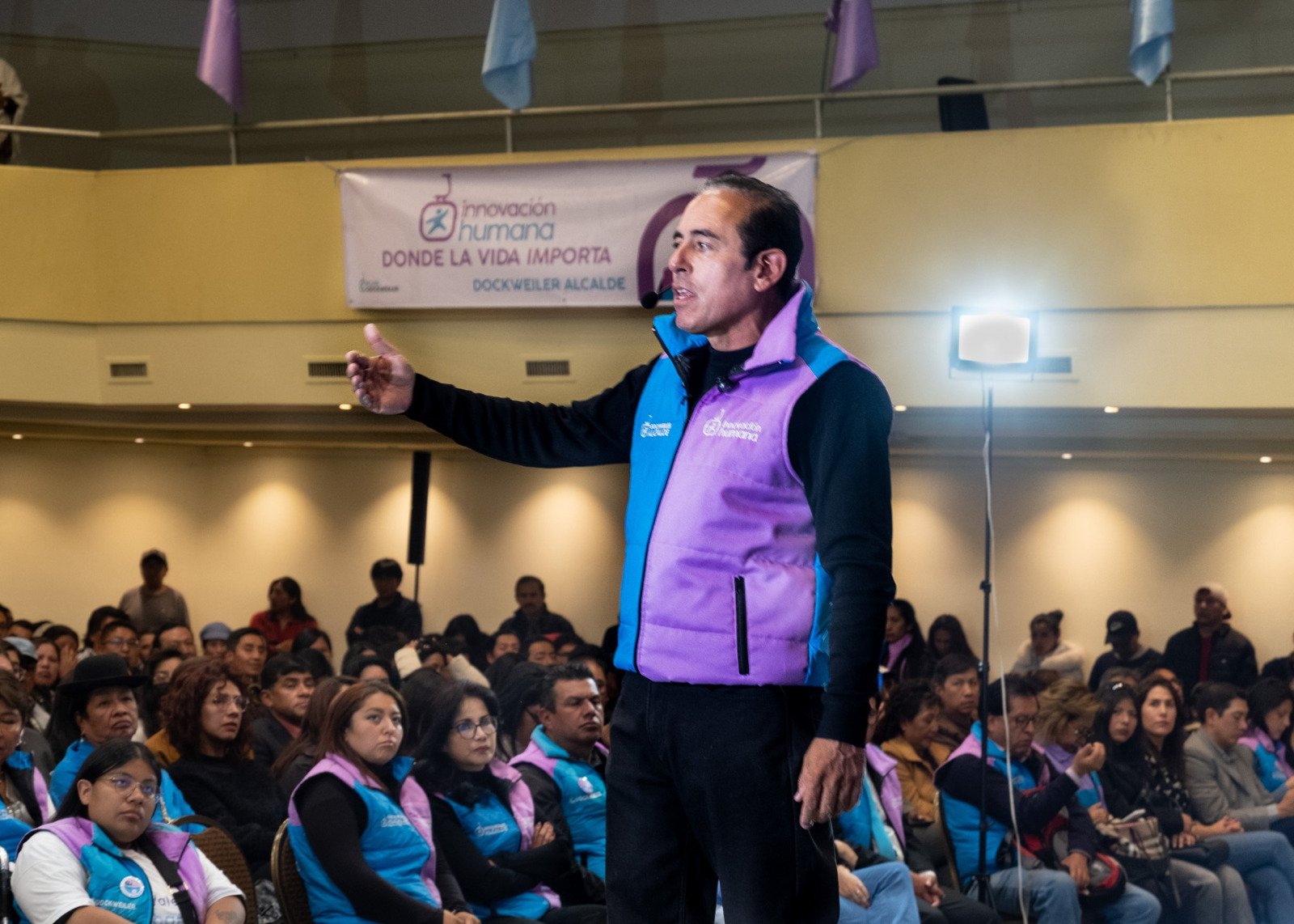 DOCKWEILER APUNTA A SER UN ALCALDE SIN COLORES POLÍTICOS Y TRABAJAR EN CONEXIÓN CON EL GOBIERNO CENTRAL