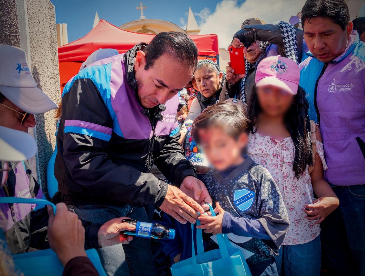 LA PAZ CELEBRA A SUS NIÑOS CON ALEGRÍA Y ESPERANZA EN JORNADA IMPULSADA POR EL ALCALDE ELECTO CÉSAR DOCKWEILER
